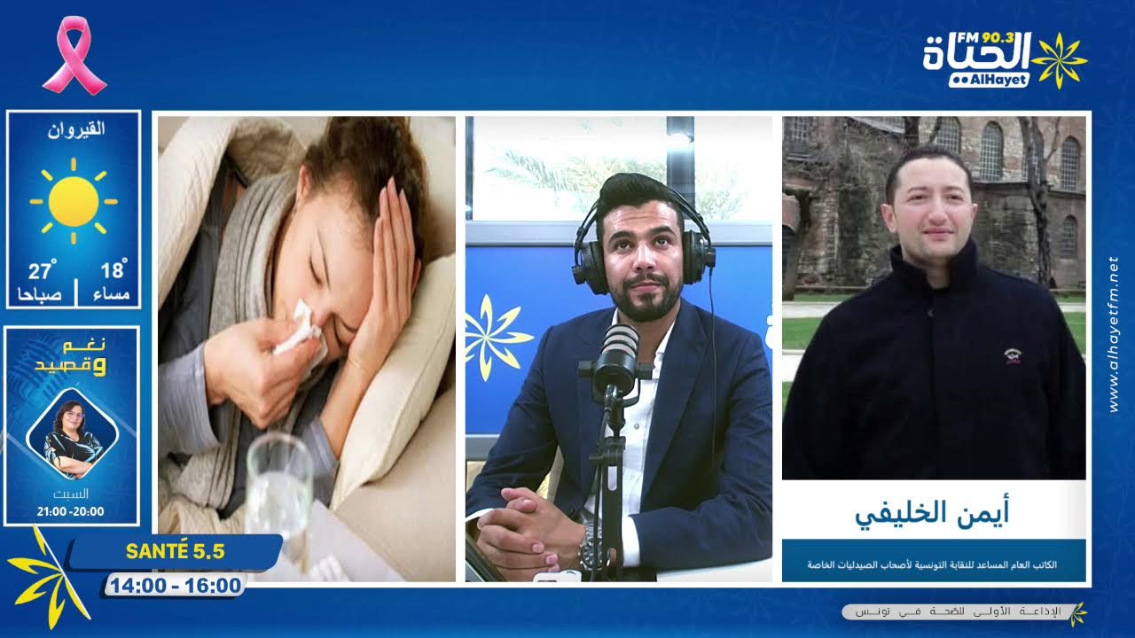 27 أكتوبر الجاري: انطلاق حملة التلقيح ضد النزلة الموسمية بسعر تفاضلي لا ية
